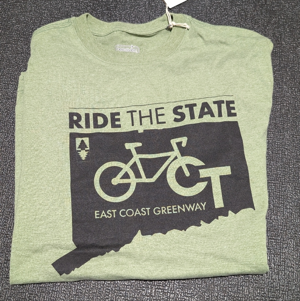 Ride The State CT T-Shirt Men's Medium
